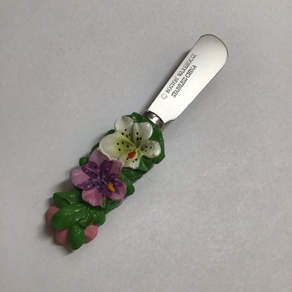 Tropical Leaf Serving Bowl Floral Spreader Green Ceramic Dip Fruit Hawaii Luau - Picture 9 of 16